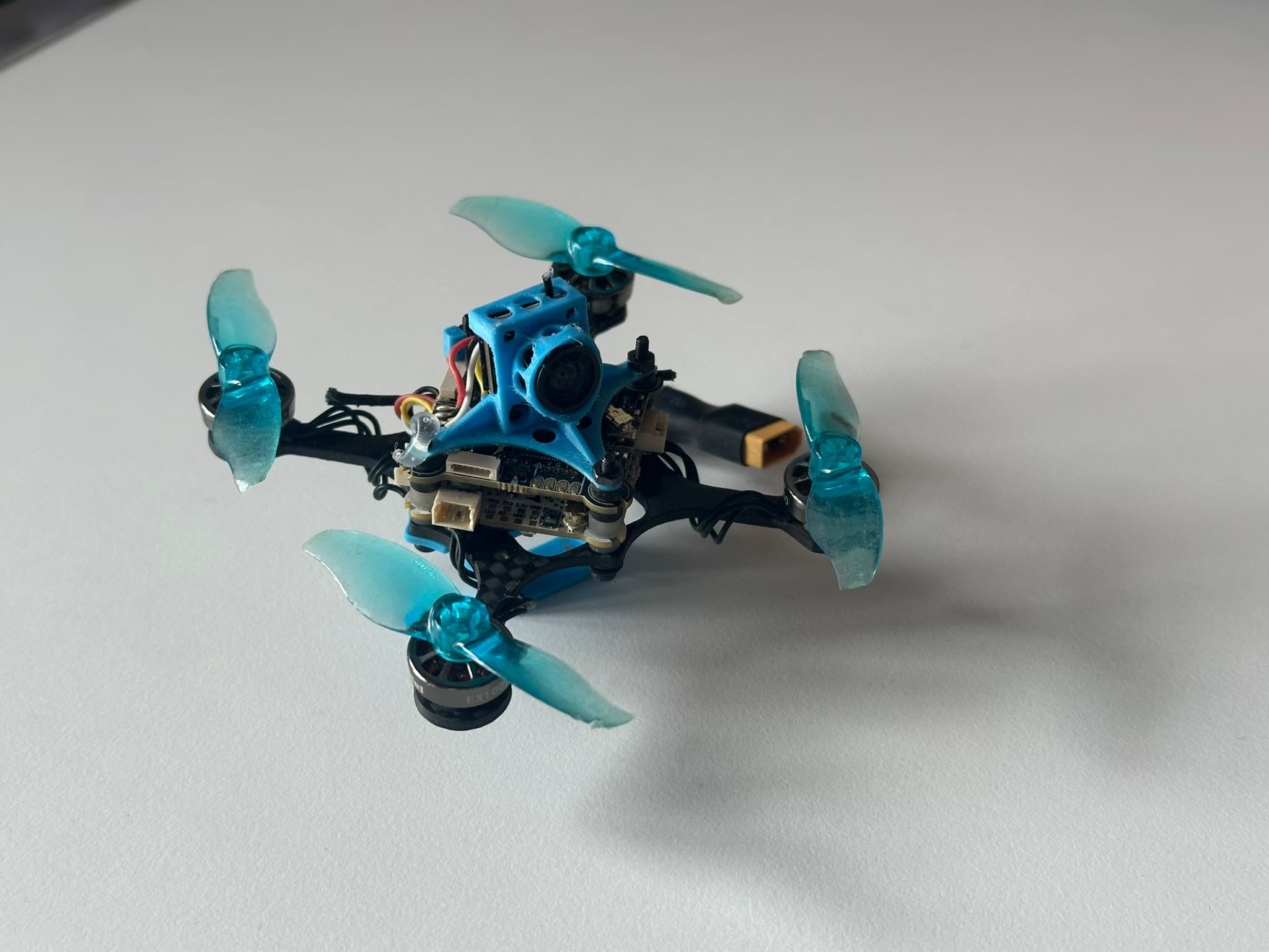 CA2-85mm alternate build with translucent blue propellers
