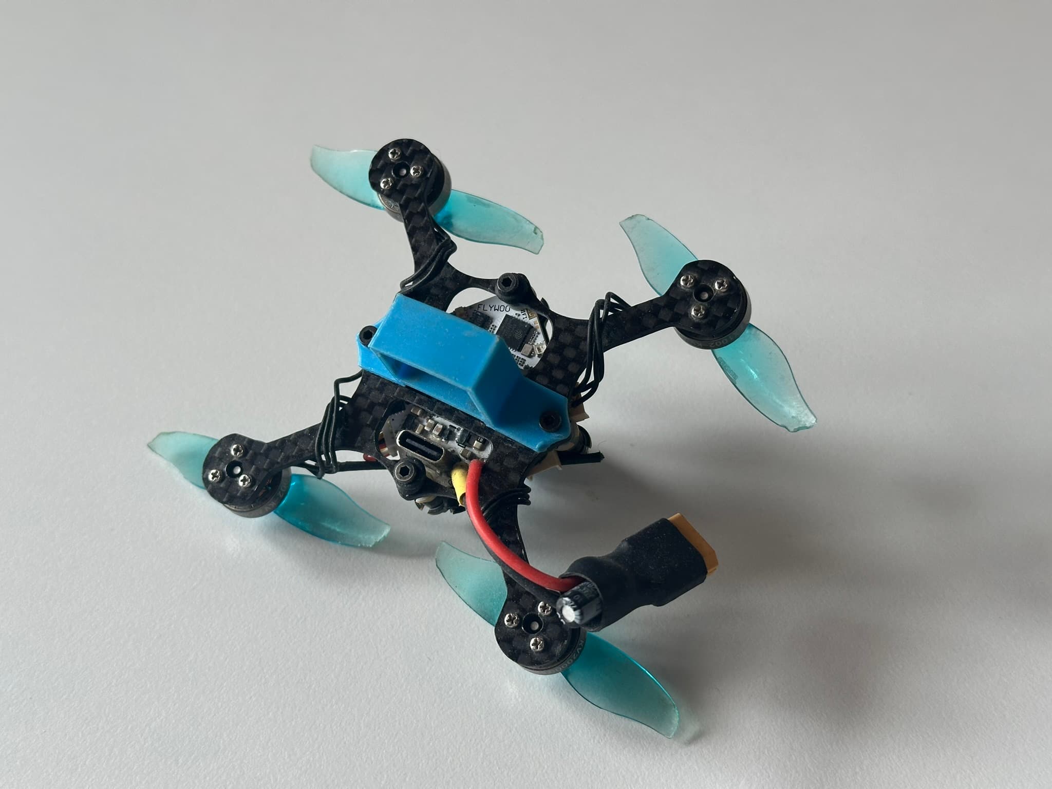 CA2-85mm alternate build with blue canopy, front view
