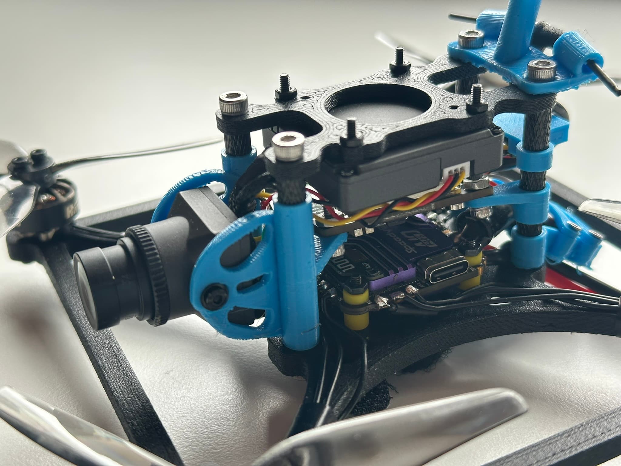 CA35 Night drone in workshop view