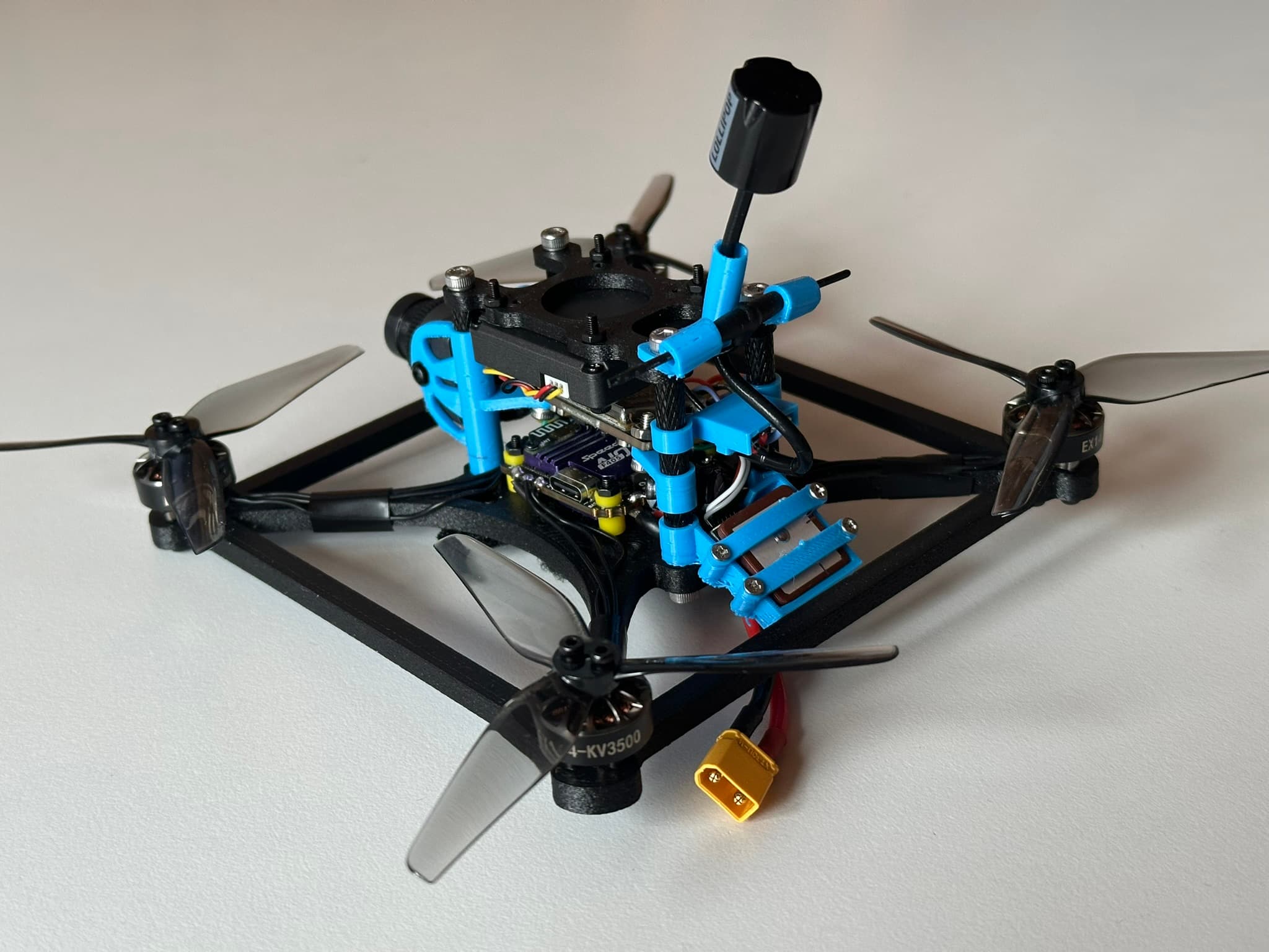 CA35 Night drone diagonal view