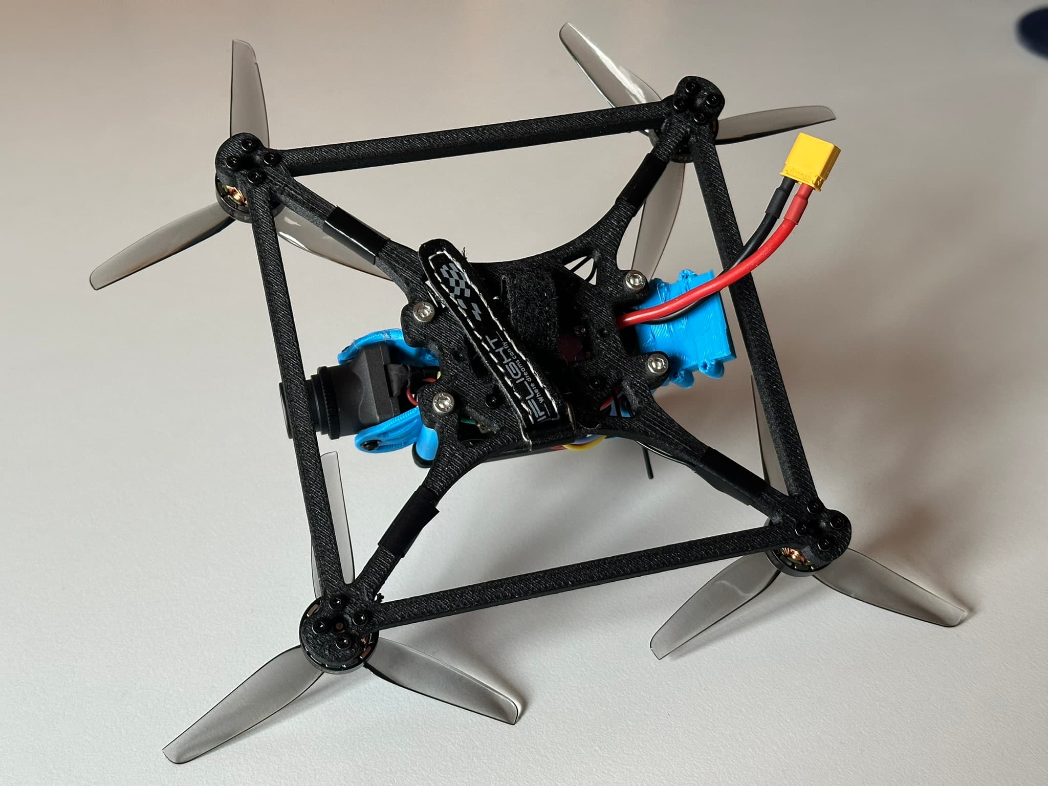 CA35 Night drone detail shot