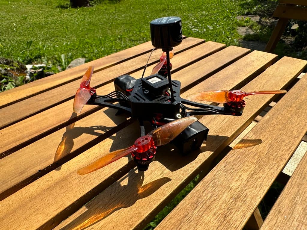 Nano3LRG drone on table, view 4