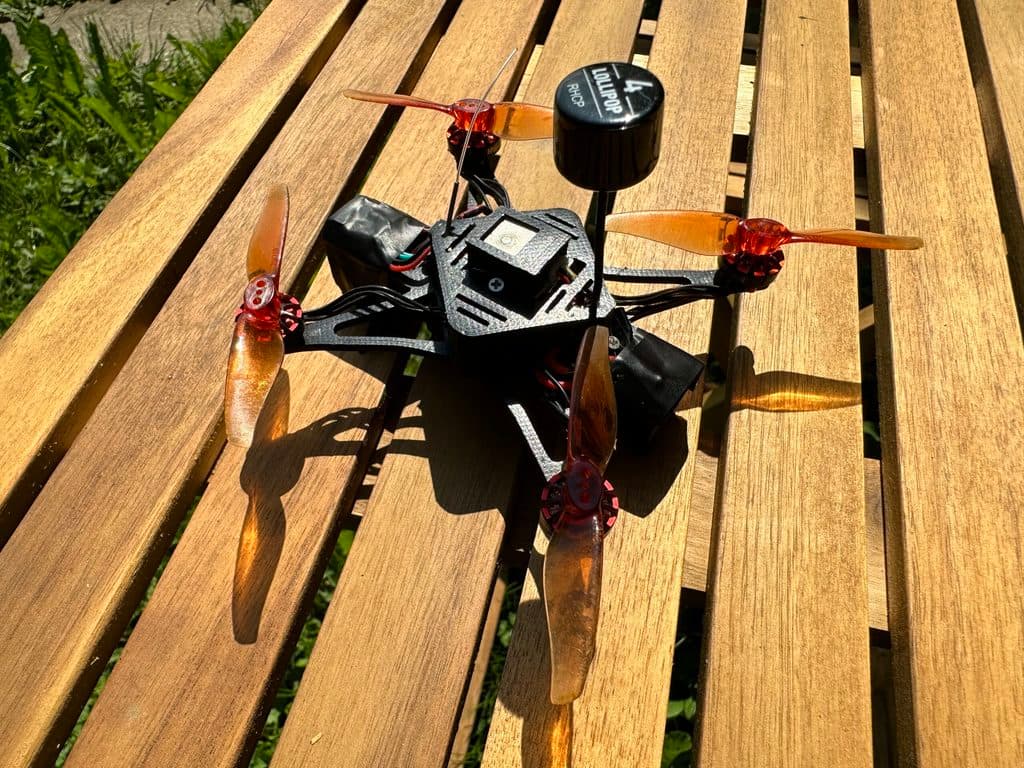 Nano3LRG drone on table, view 6